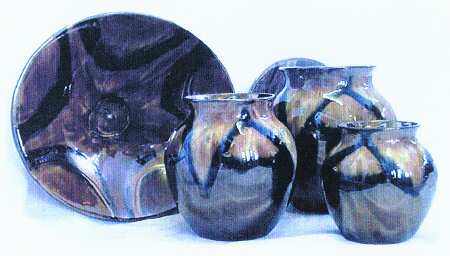Gold Carousel by Poole Pottery