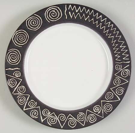 Bongo (Black) Salad Plate