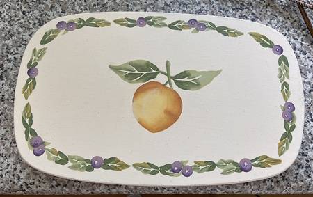Jamberry Wood Lid for Wicker Basket