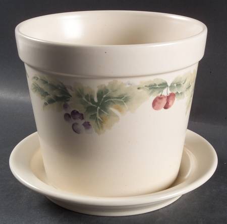 Jamberry 6" Flower Pot & Underplate
