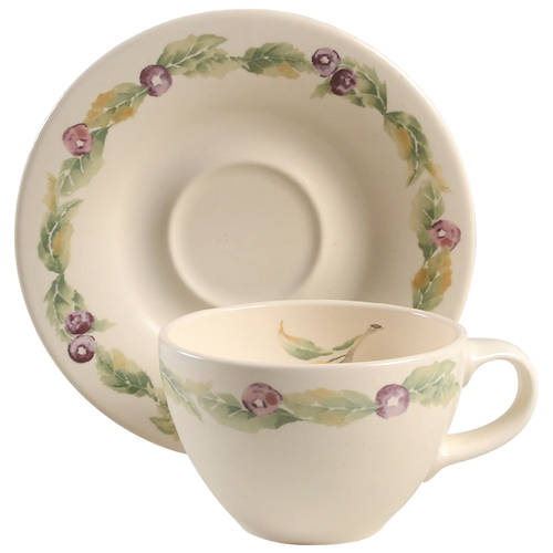 Jamberry Flat Cup & Saucer Set
