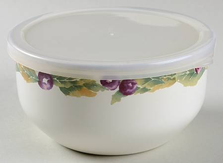 Jamberry 5 3/4" Metal Bowl & Plastic Lid