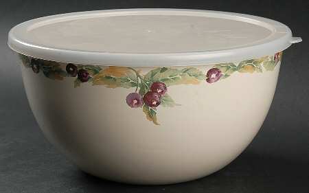 Jamberry 9" Metal Mixing Bowl & Plastic Lid