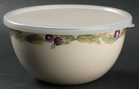 Jamberry 7" Metal Mixing Bowl & Plastic Lid