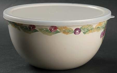 Jamberry 8" Metal Mixing Bowl & Plastic Lid