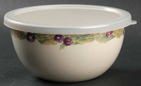 Jamberry 6" Metal Mixing Bowl & Plastic Lid