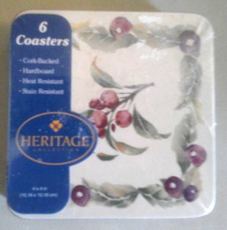 Jamberry Cork Back Square Coaster
