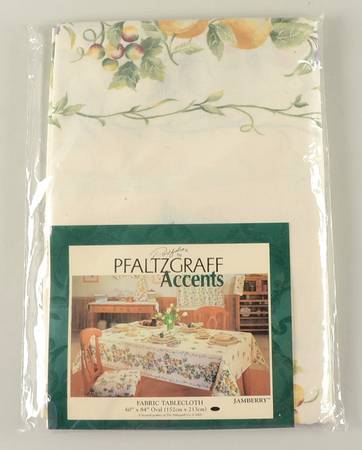 Jamberry 60" X 84" Oval Tablecloth