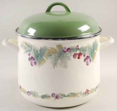 Jamberry 8 Quart Metal Stockpot & Metal Lid