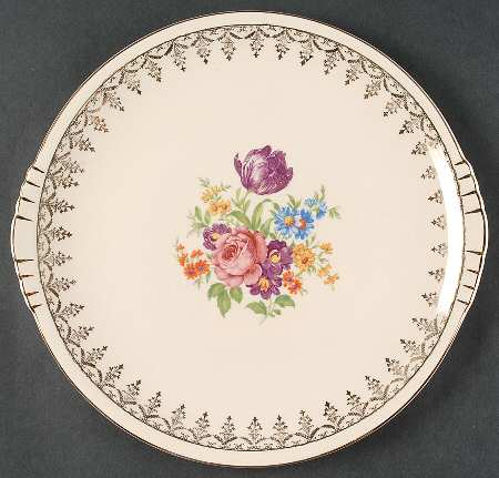 PCP132 Handled Cake Plate