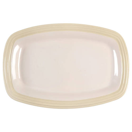 Cappuccino 16" Rectangular Barbeque Platter