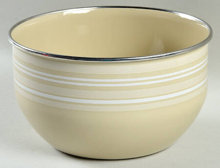 Cappuccino 7" Metal Bowl