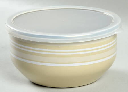 Cappuccino Bowl-Metal 5 3/4" with Plastic Lid