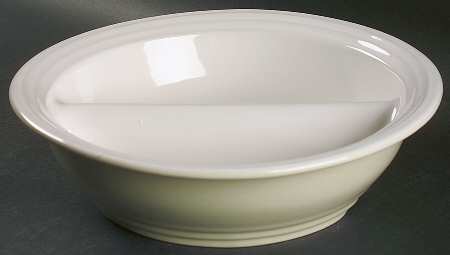 Cappuccino Round Divided Vegetable Bowl