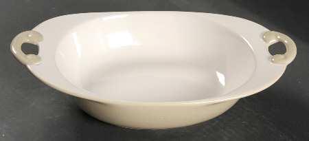 Cappuccino 13" Nesting Handled Oval Serving Bowl