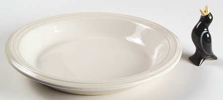 Cappuccino 10" Pie Baking Plate with Pie Bird