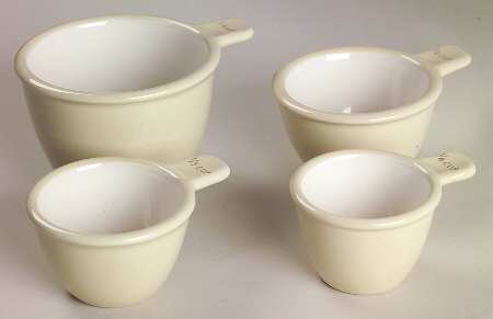 Cappuccino Measuring Cup Set (1 Cup,1/2 Cup,1/3 Cup,1/4 Cup)