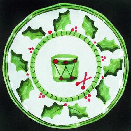 Holly Jolly Accent Salad Plate