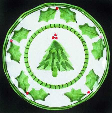 Holly Jolly Accent Salad Plate
