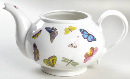 Botanic Garden Butterflies Teapot No Lid