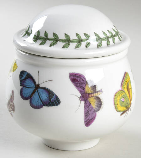 Botanic Garden Butterflies Sugar Bowl & Lid