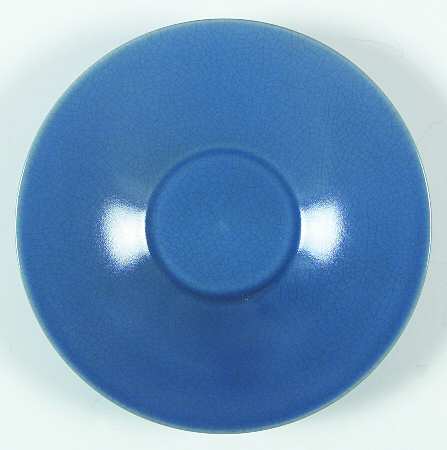 Crackle Blue Saucer