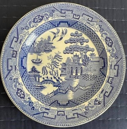 Willow Blue Luncheon Plate