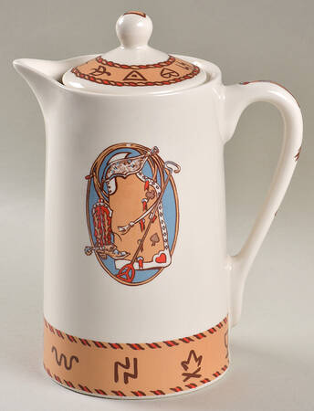 Cow Camp Coffee Pot & Lid