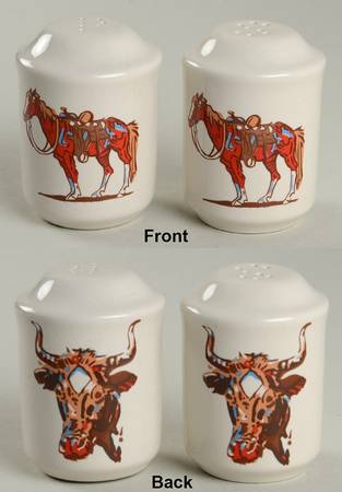 Cow Camp Salt & Pepper Set