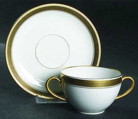 PIC44 Flat Bouillon Cup & Saucer