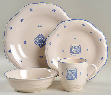 Maison Blue 4 Piece Place Setting