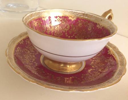 A1143-1 Footed Cup & Saucer Set