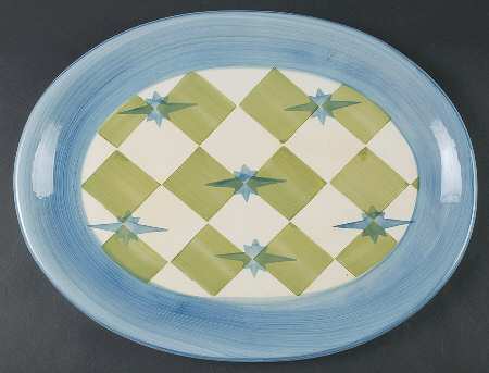 Allegra 15" Oval Serving Platter