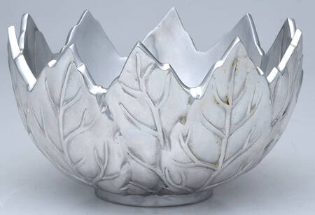 Dusk 8" All Metal Leaf Bowl