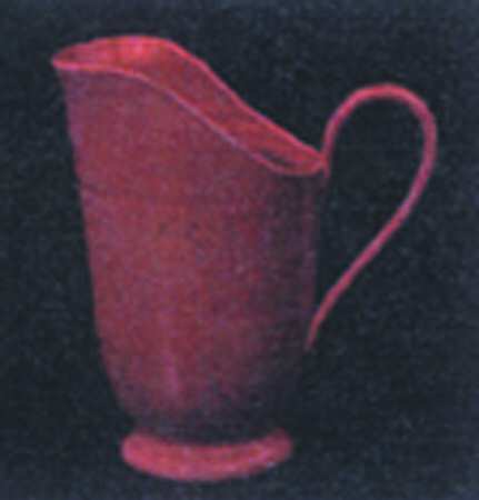 Etchings Terra Cotta Pitcher