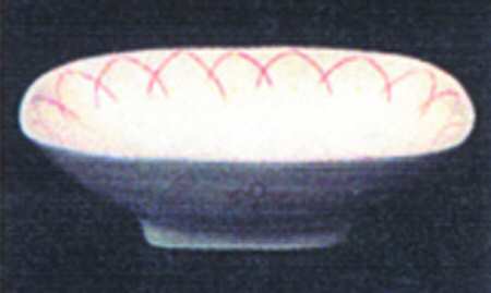 Etchings Vanilla 11" Rectangular Vegetable Bowl