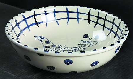 Four Sisters 10" Round Vegetable Bowl