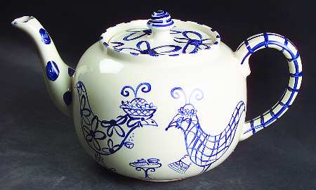 Four Sisters Teapot & Lid