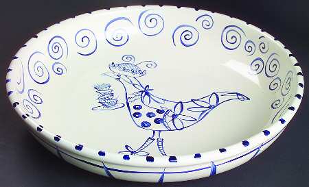 Four Sisters 13" Pasta Serving Bowl