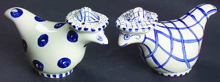 Four Sisters Figural Salt & Pepper Set