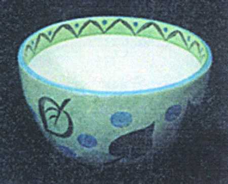 White Point Garden Leaf Soup/Cereal Bowl