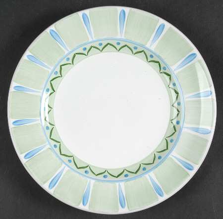 White Point Garden Stripe Salad Plate