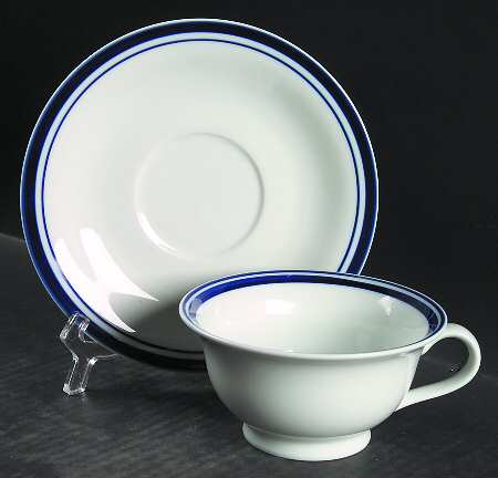 Club Blue Footed Cup & Saucer Set