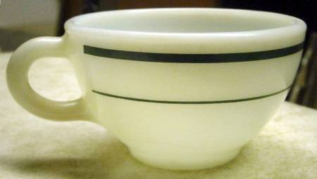 Emerald Band Footed Cup