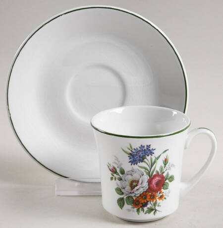 PNT8 Footed Demitasse Cup & Saucer Set