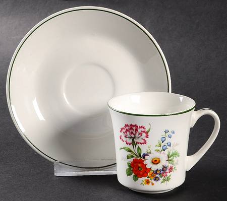 PNT8 Footed Demitasse Cup & Saucer Set