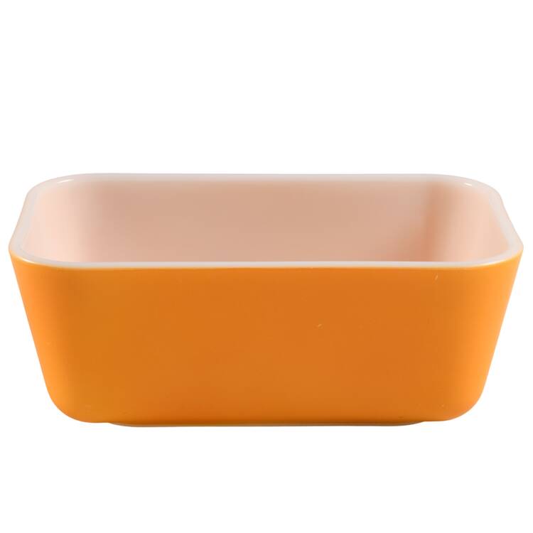 Orange Medium Refrigerator Jar No Lid