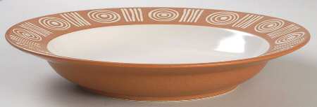 Bongo (Brown) Rim Soup Bowl