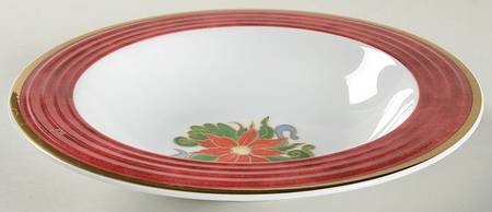 Angelic Holiday Rim Soup Bowl