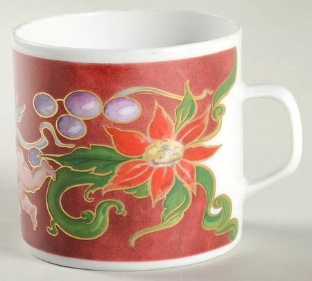 Angelic Holiday Flat Cup